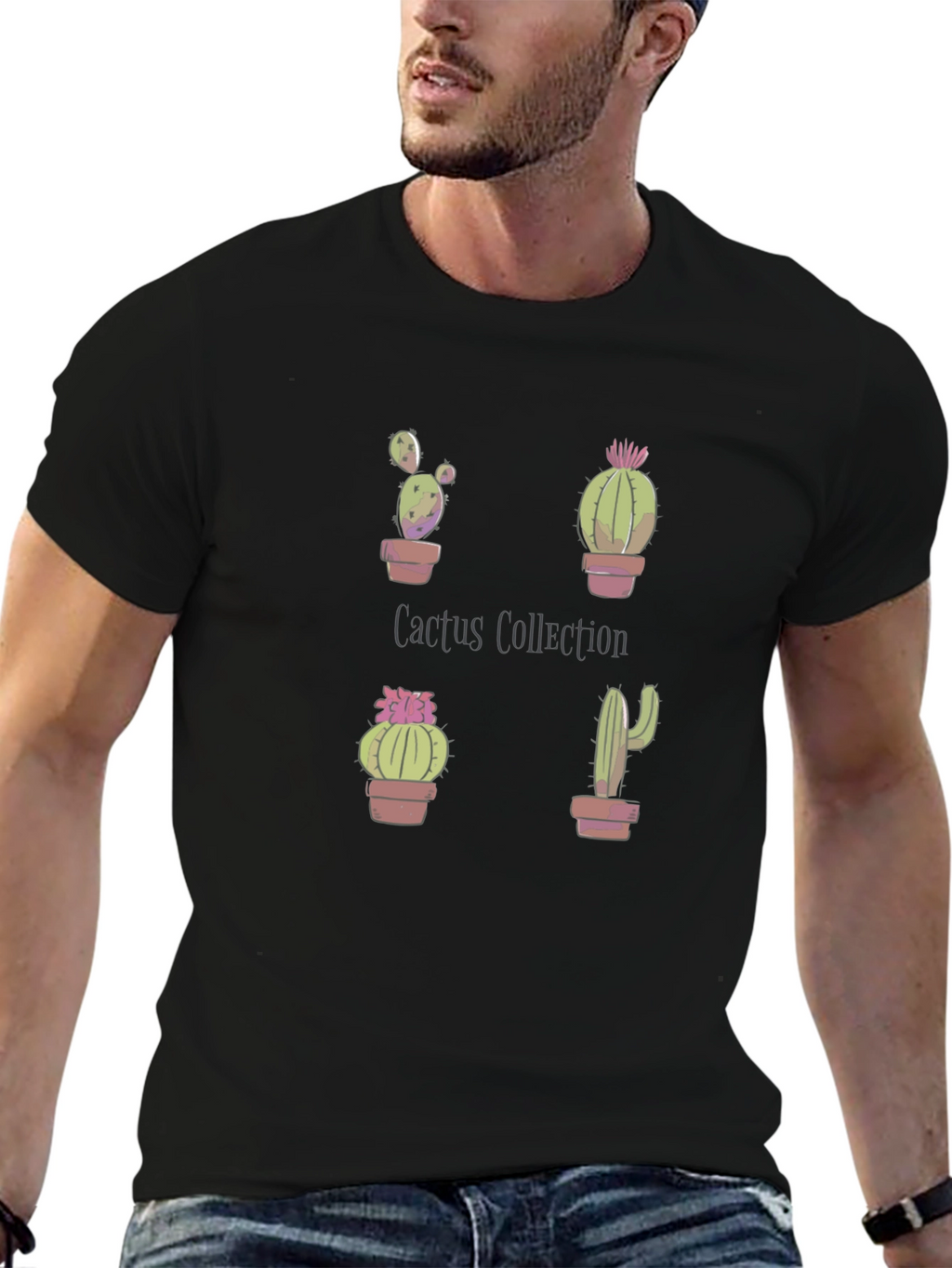Cactus Collection T-Shirt - Unique Plant Lovers Tee