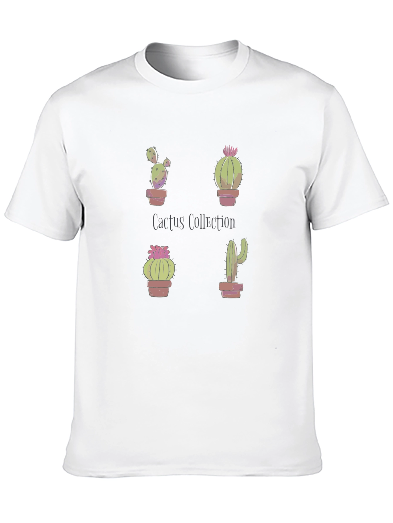 Cactus Collection T-Shirt - Unique Plant Lovers Tee