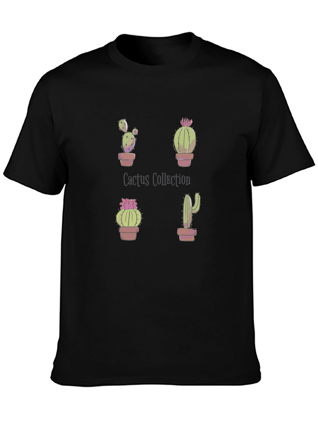 Cactus Collection T-Shirt - Unique Plant Lovers Tee