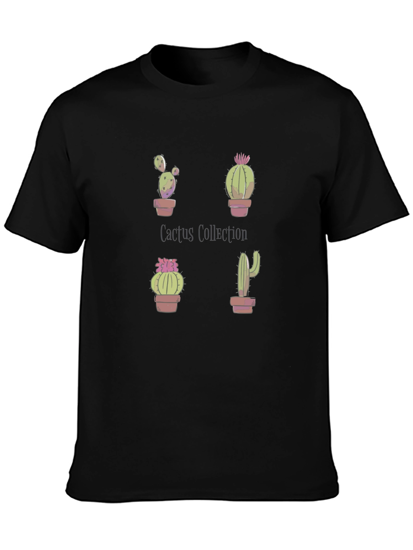 Cactus Collection T-Shirt - Unique Plant Lovers Tee