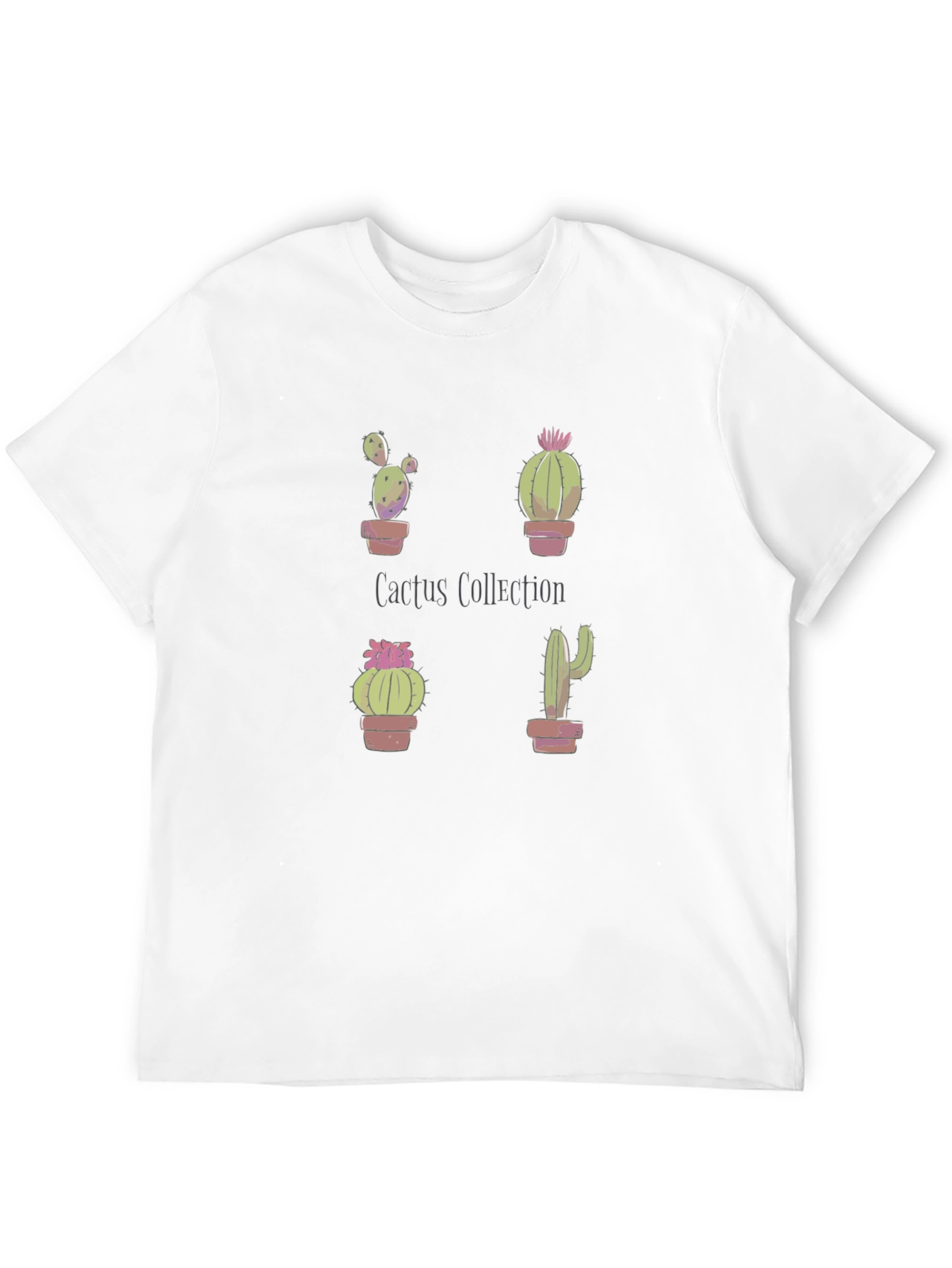 Cactus Collection T-Shirt - Unique Plant Lovers Tee