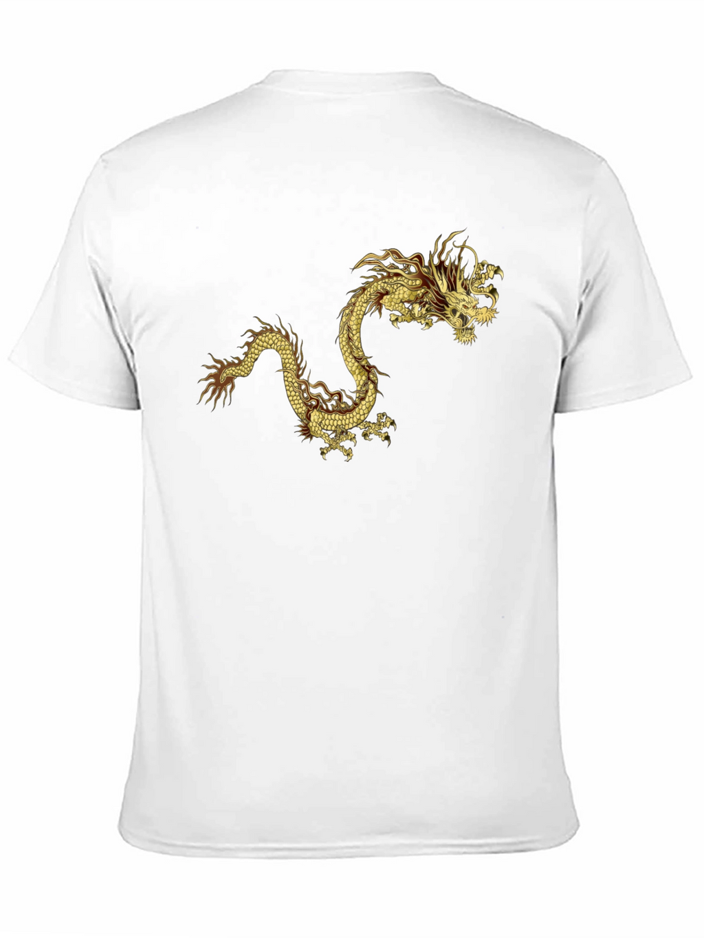 Golden Dragon Graphic Tee - Bold Statement