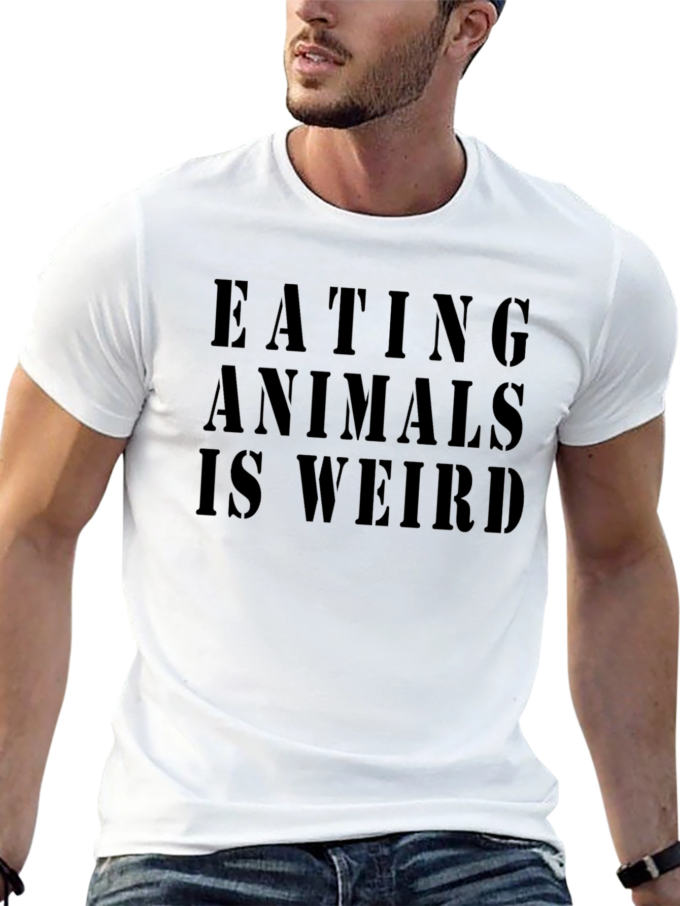 Eating Animals Is Weird - Vegan Graphic Tee
