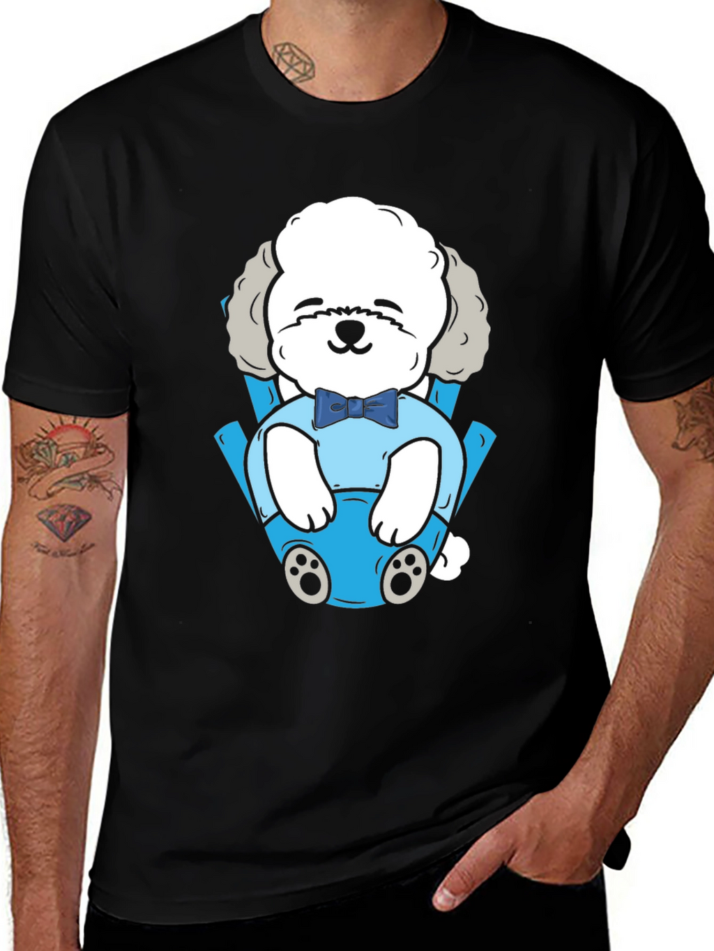 Dog in Baby Carrier T-Shirt