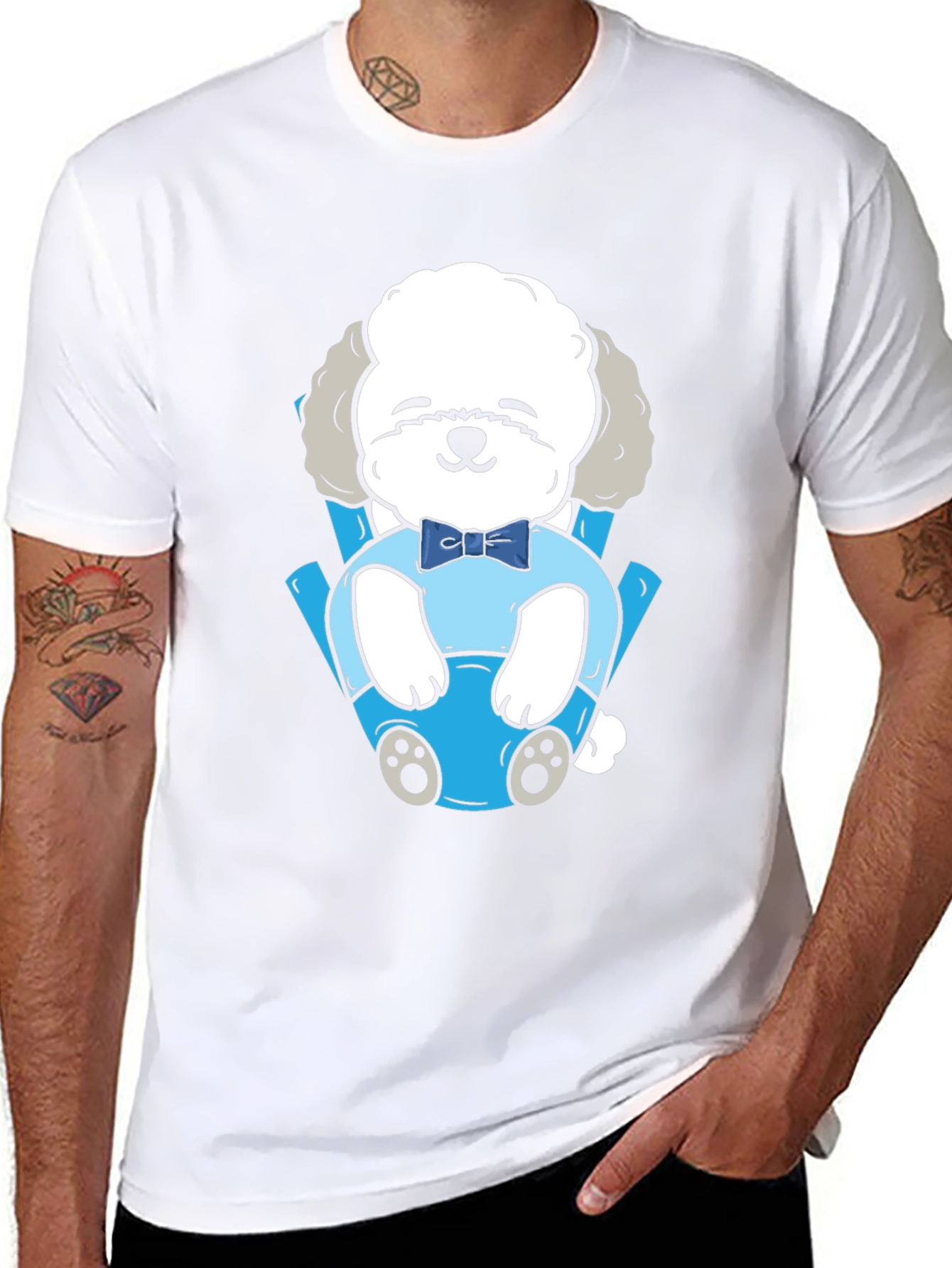 Dog in Baby Carrier T-Shirt
