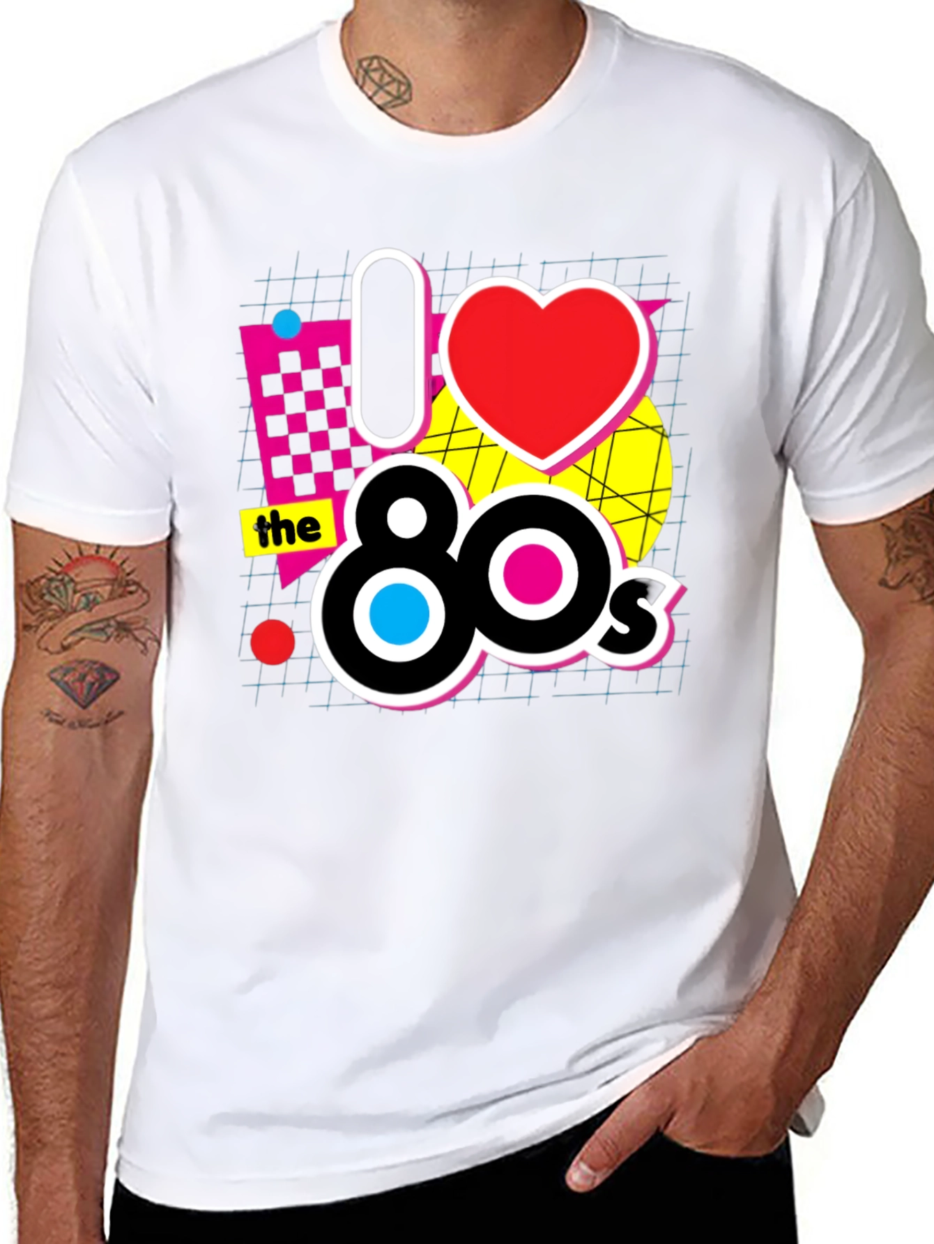 I Love the 80s Retro Graphic T-Shirt