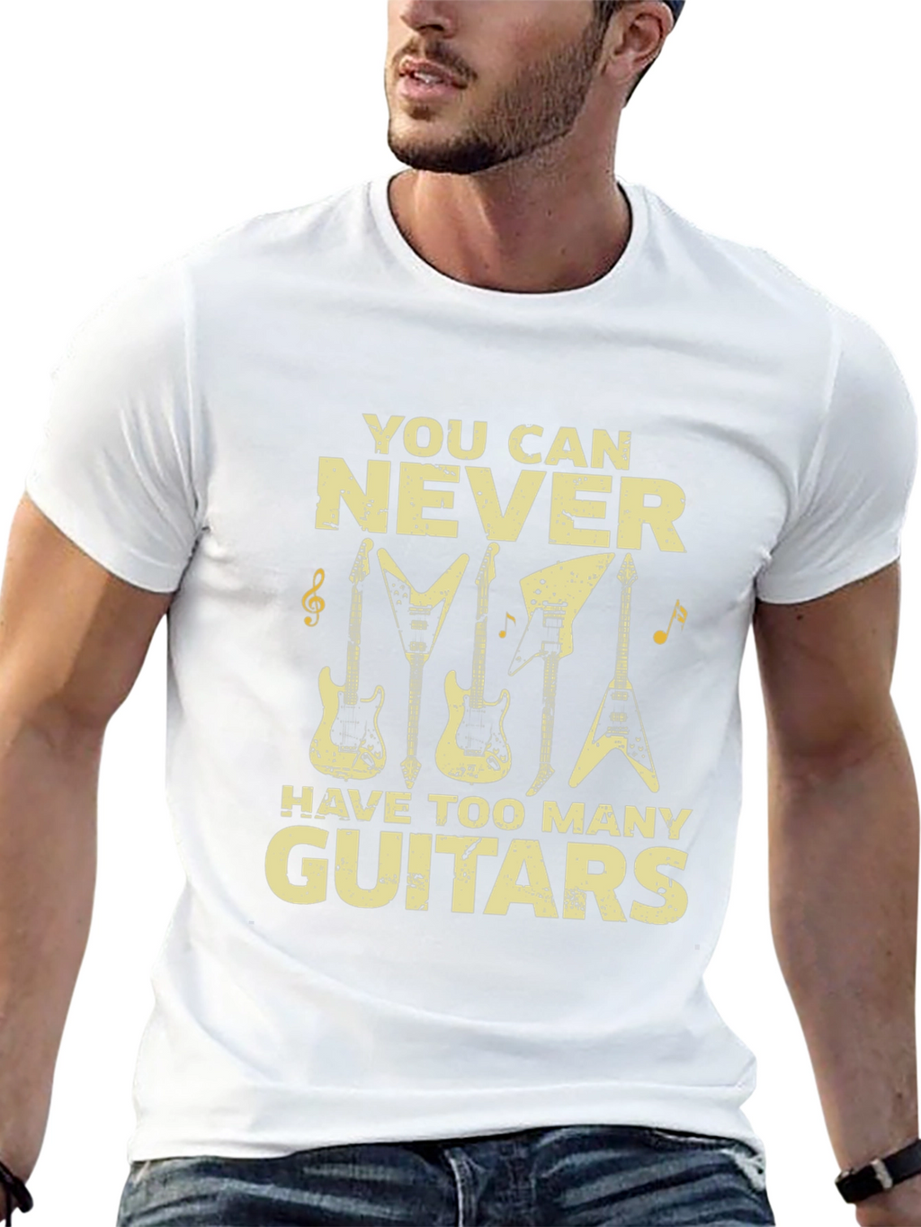 You Can Never Have Too Many Guitars Graphic T-Shirt