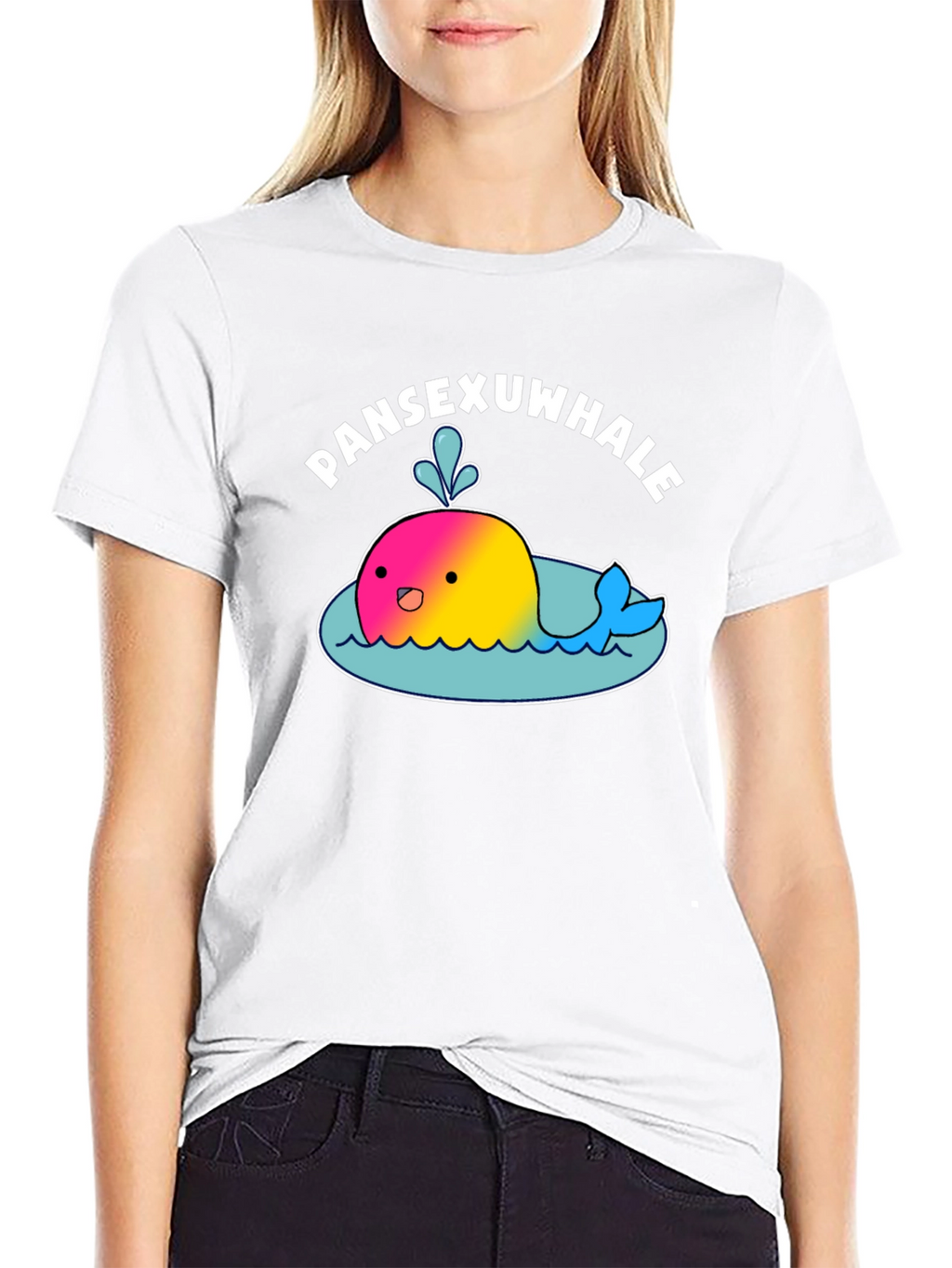 Pansexwhale T-Shirt - Kawaii Pansexual Pride