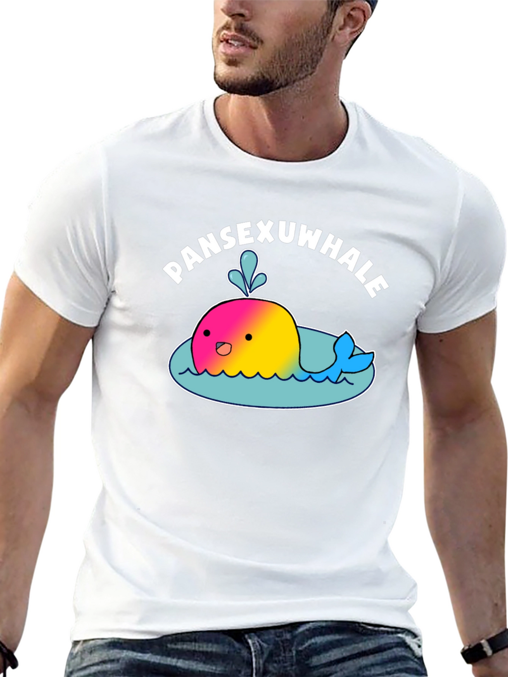 Pansexwhale T-Shirt - Kawaii Pansexual Pride