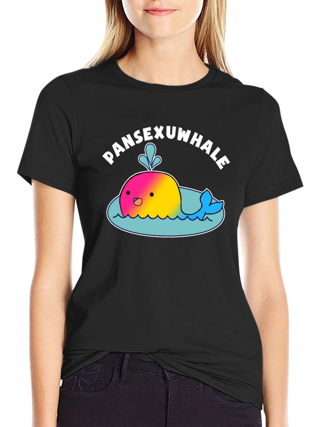 Pansexwhale T-Shirt - Kawaii Pansexual Pride
