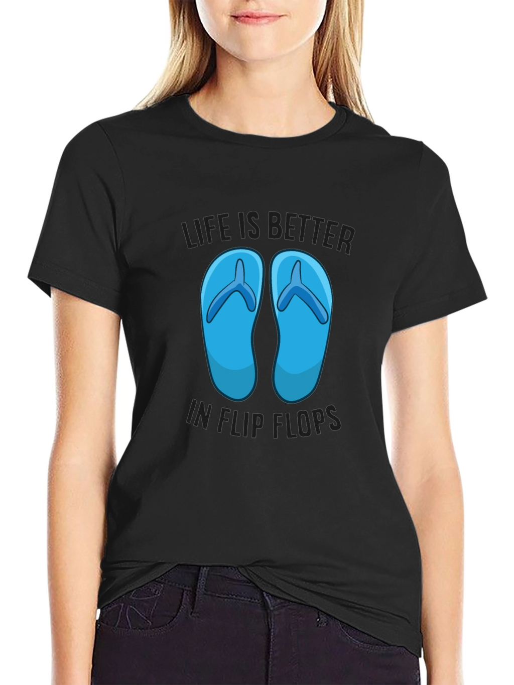 Life Is Better In Flip Flops Graphic T-Shirt