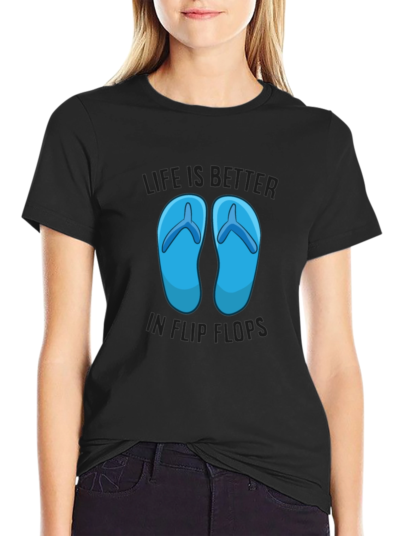 Life Is Better In Flip Flops Graphic T-Shirt