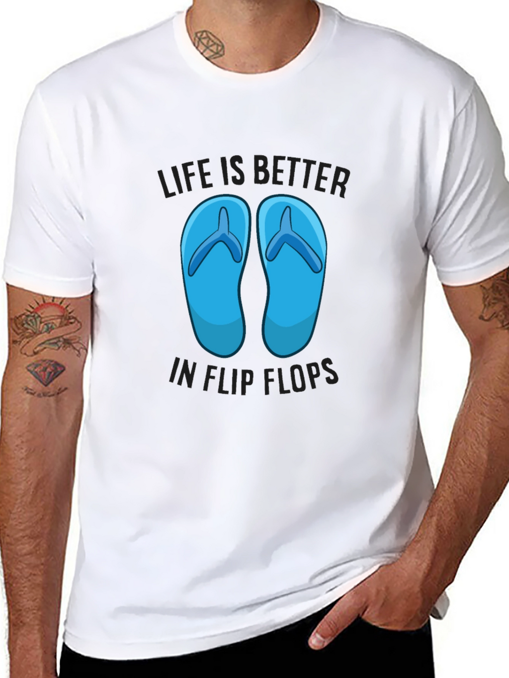 Life Is Better In Flip Flops Graphic T-Shirt