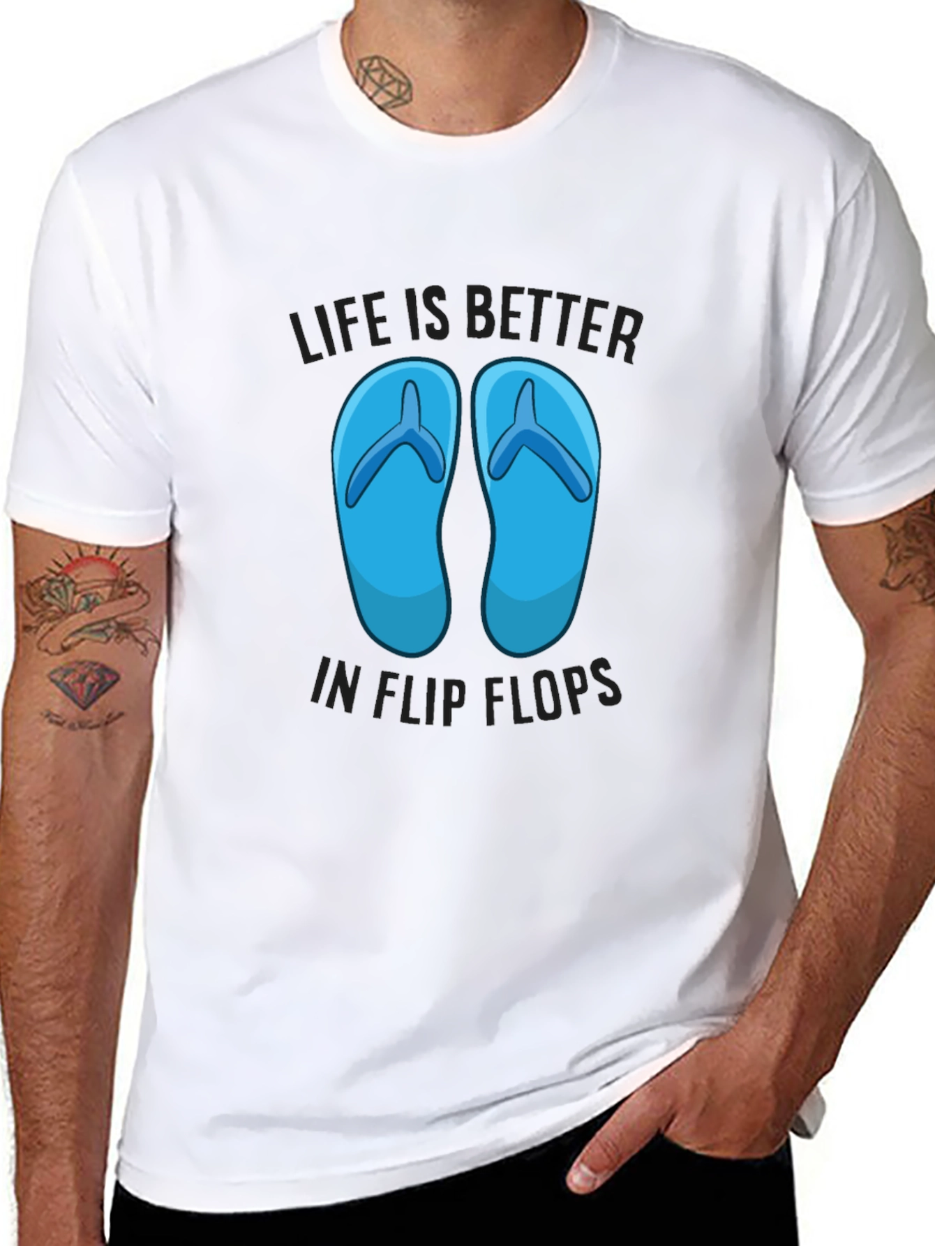 Life Is Better In Flip Flops Graphic T-Shirt