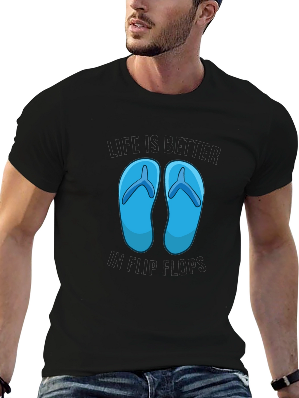 Life Is Better In Flip Flops Graphic T-Shirt
