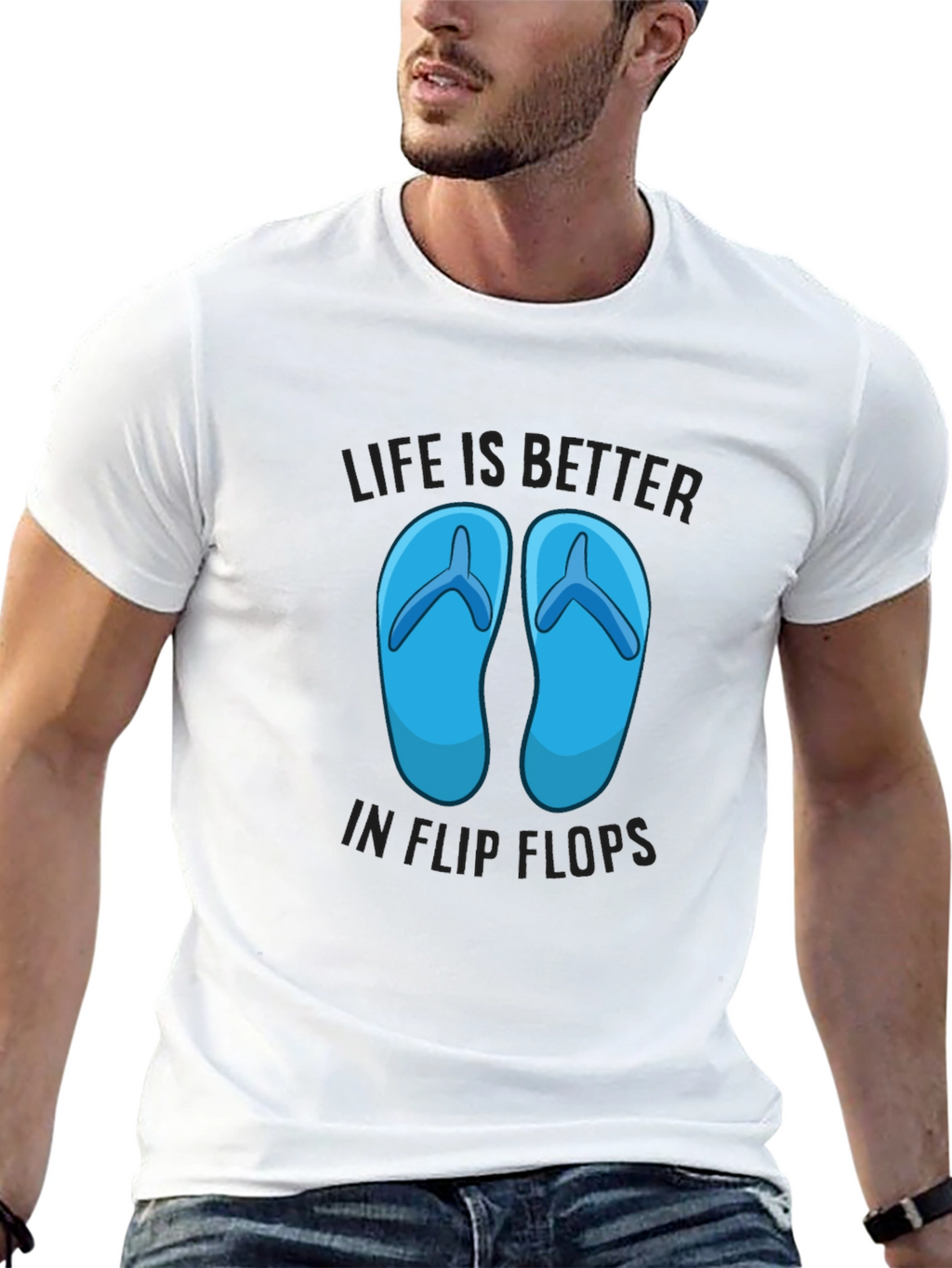 Life Is Better In Flip Flops Graphic T-Shirt