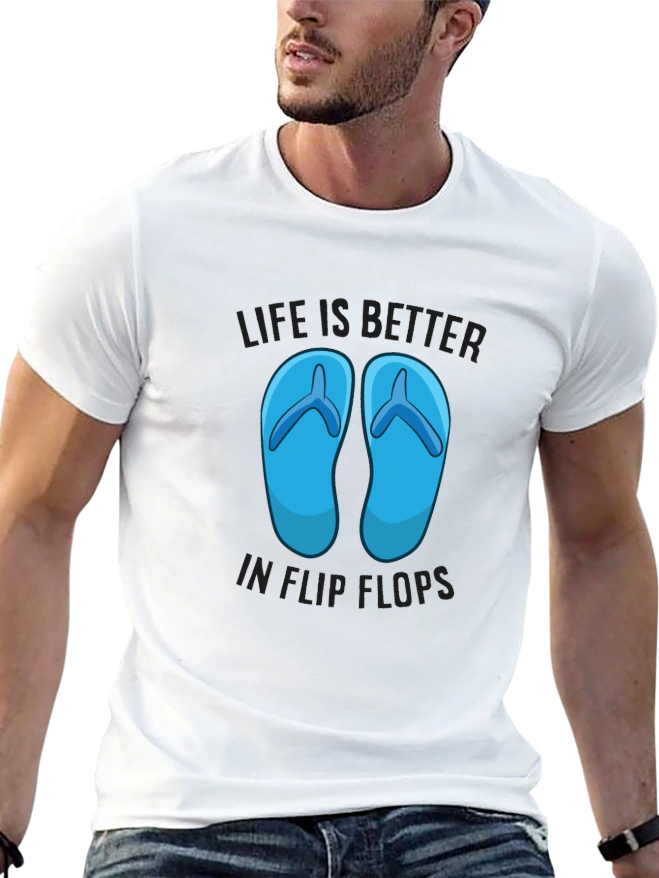Life Is Better In Flip Flops Graphic T-Shirt