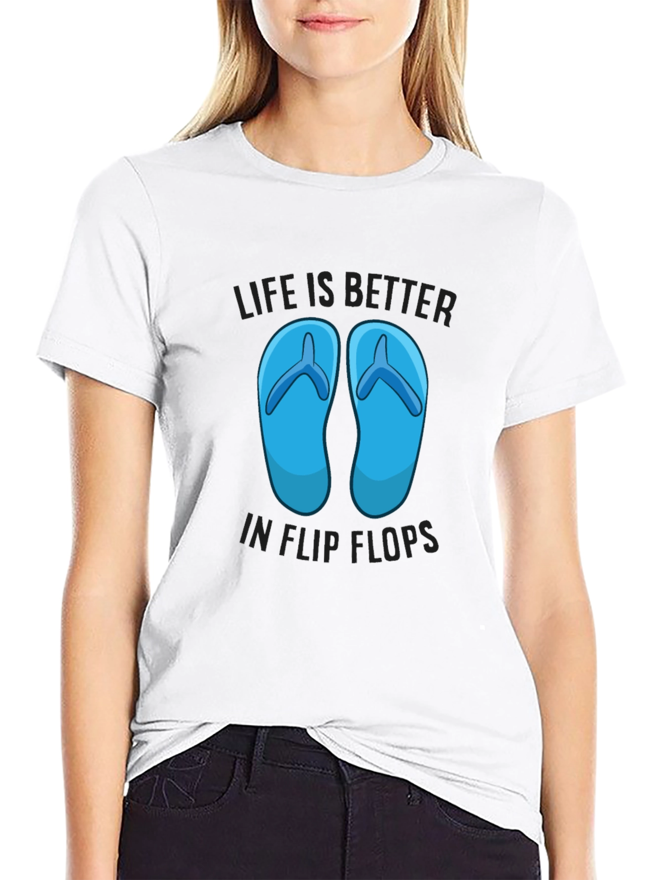 Life Is Better In Flip Flops Graphic T-Shirt