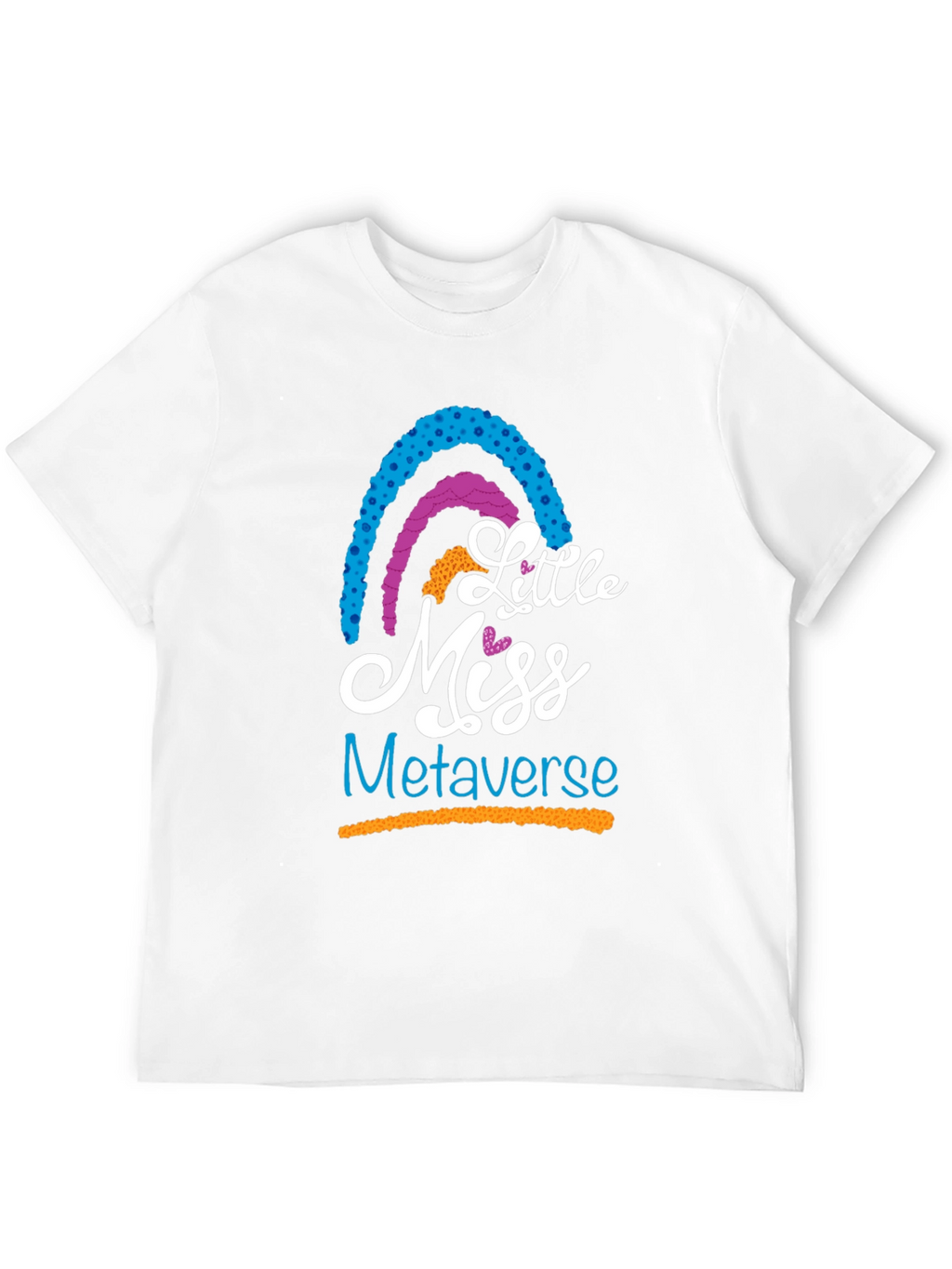 Little Miss Metaverse Graphic T-Shirt - Black