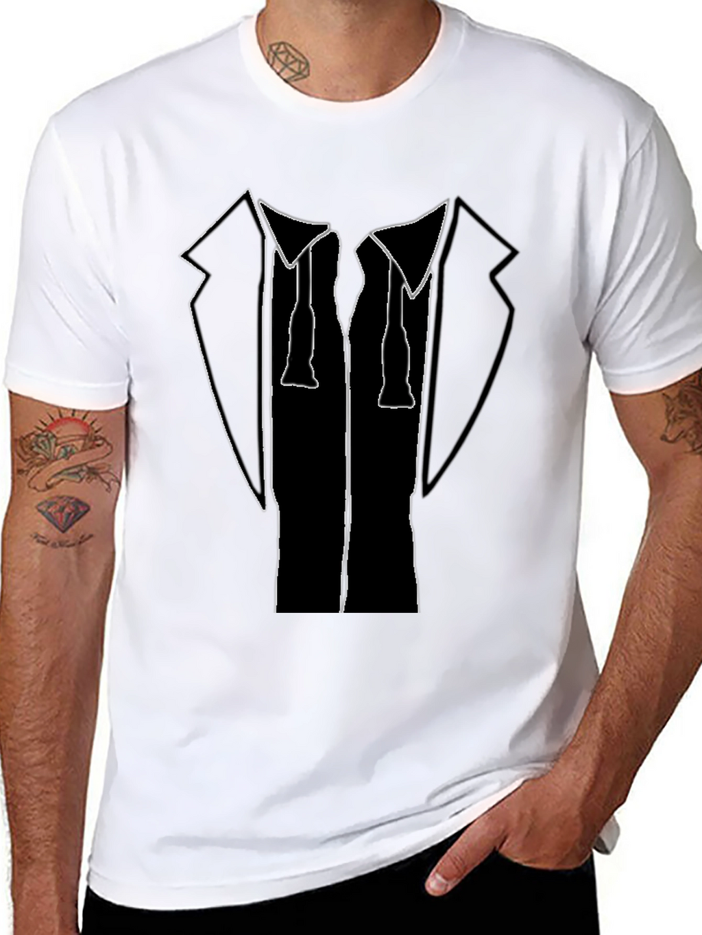 Tuxedo T-Shirt - Funny Formal Wear Graphic Tee