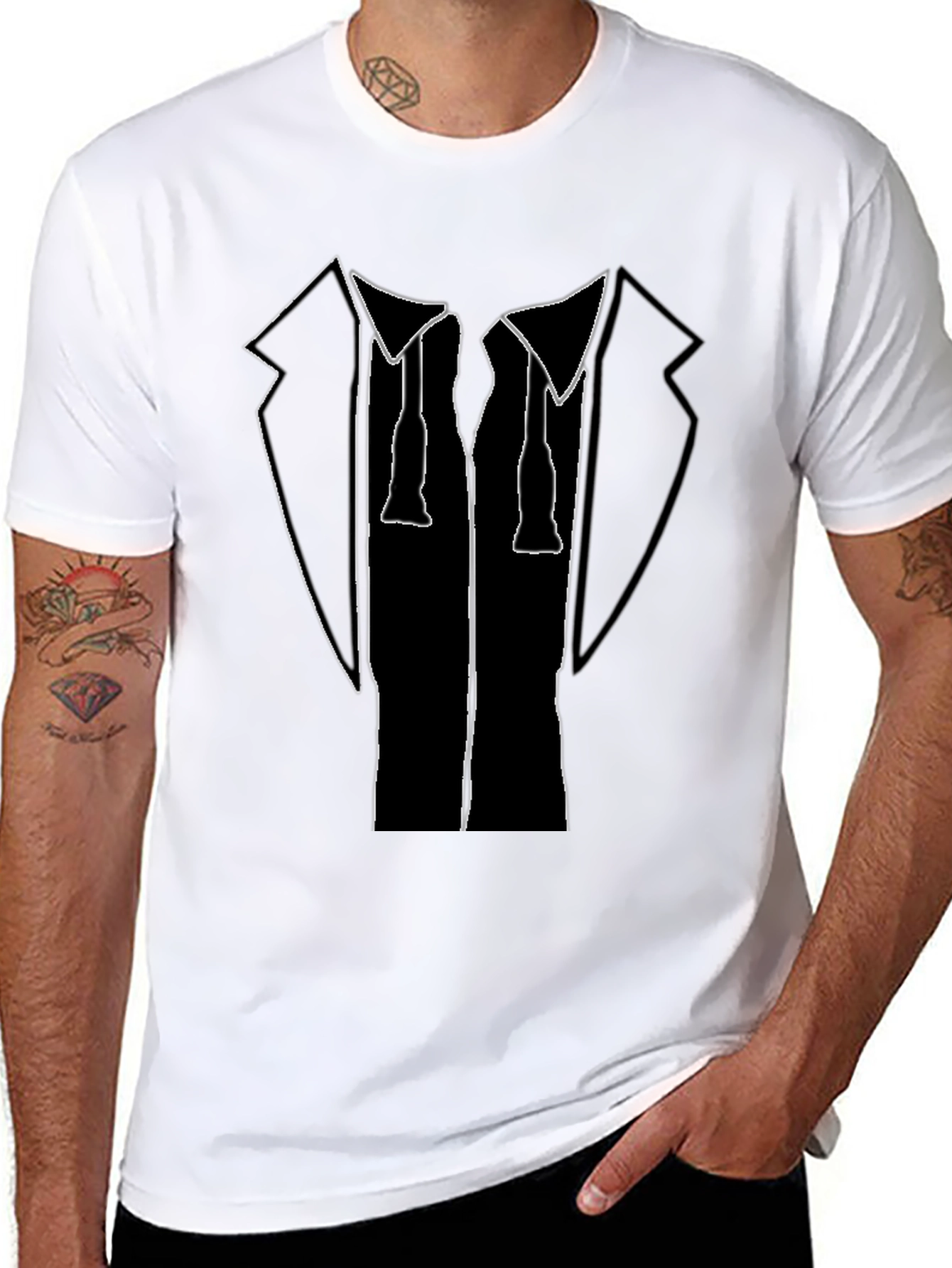 Tuxedo T-Shirt - Funny Formal Wear Graphic Tee
