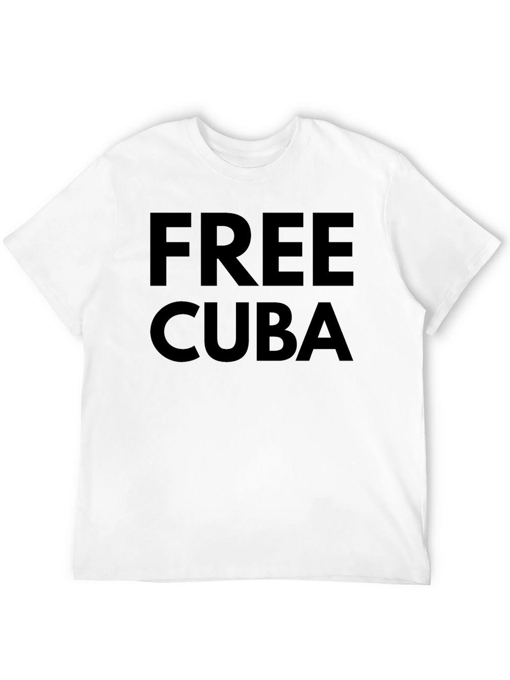Free Cuba Graphic T-Shirt - Black