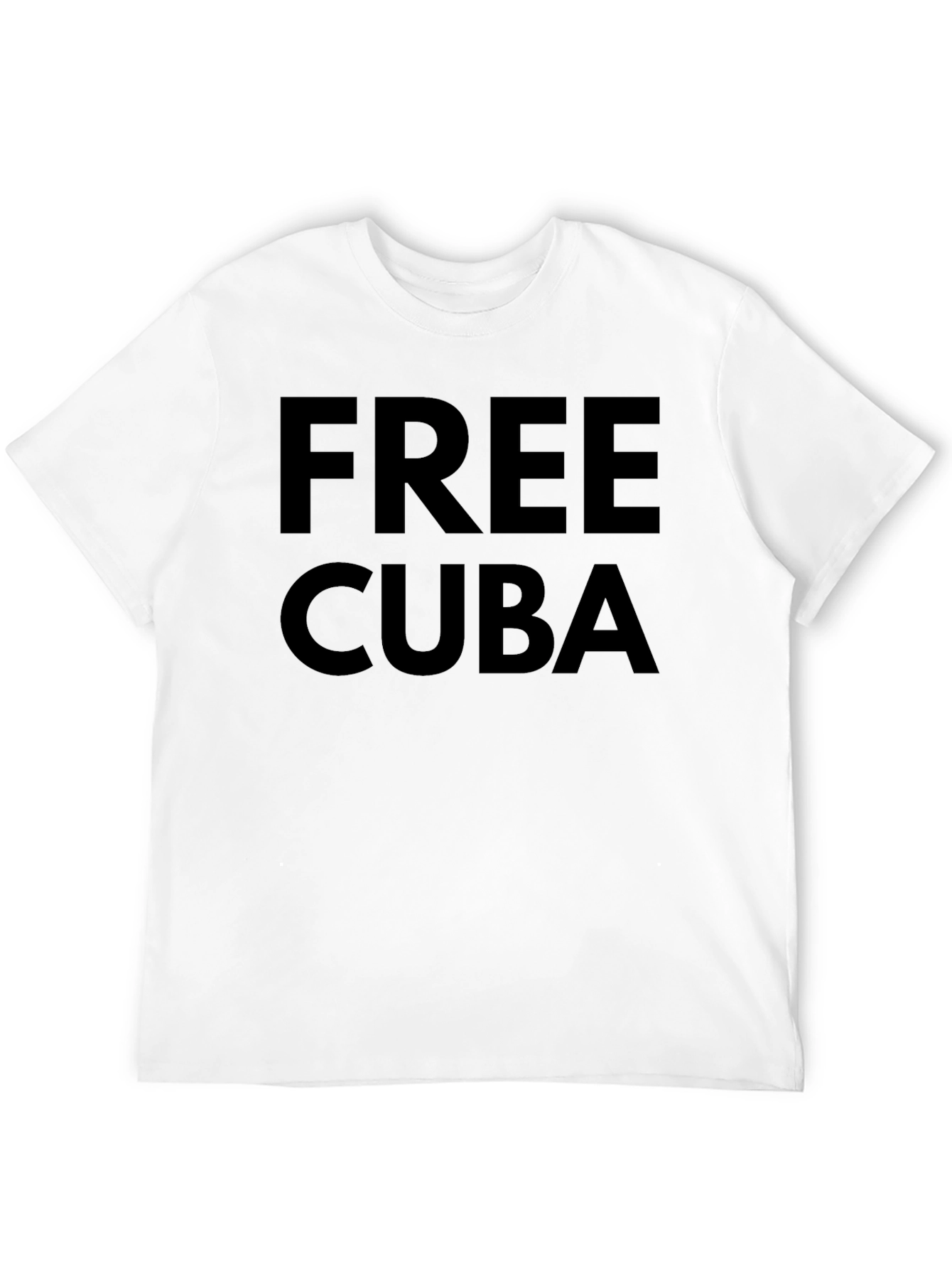 Free Cuba Graphic T-Shirt - Black