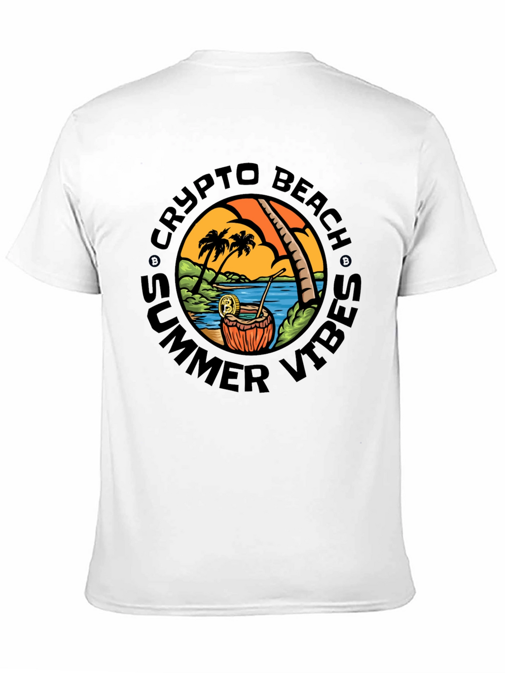 Crypto Beach Summer Vibes T-Shirt
