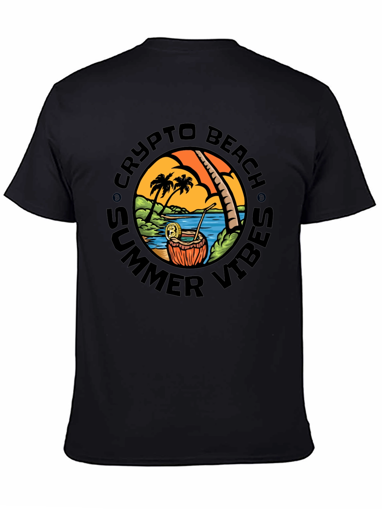Crypto Beach Summer Vibes T-Shirt