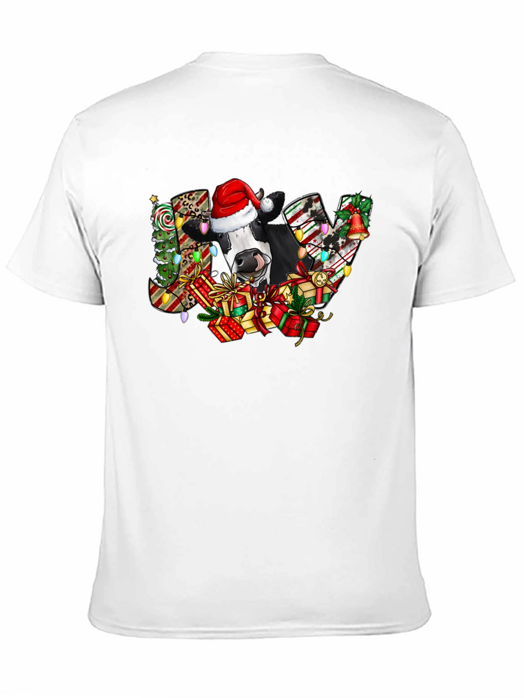 Christmas Cow JOY Graphic Tee