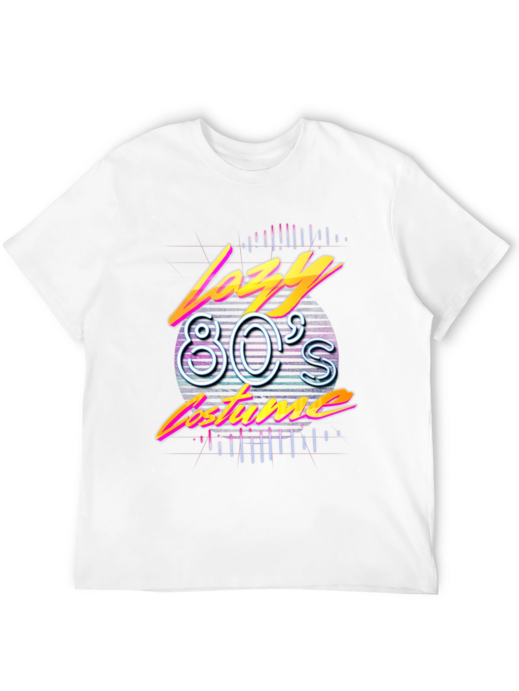 Lazy 80s Costume Graphic Tee