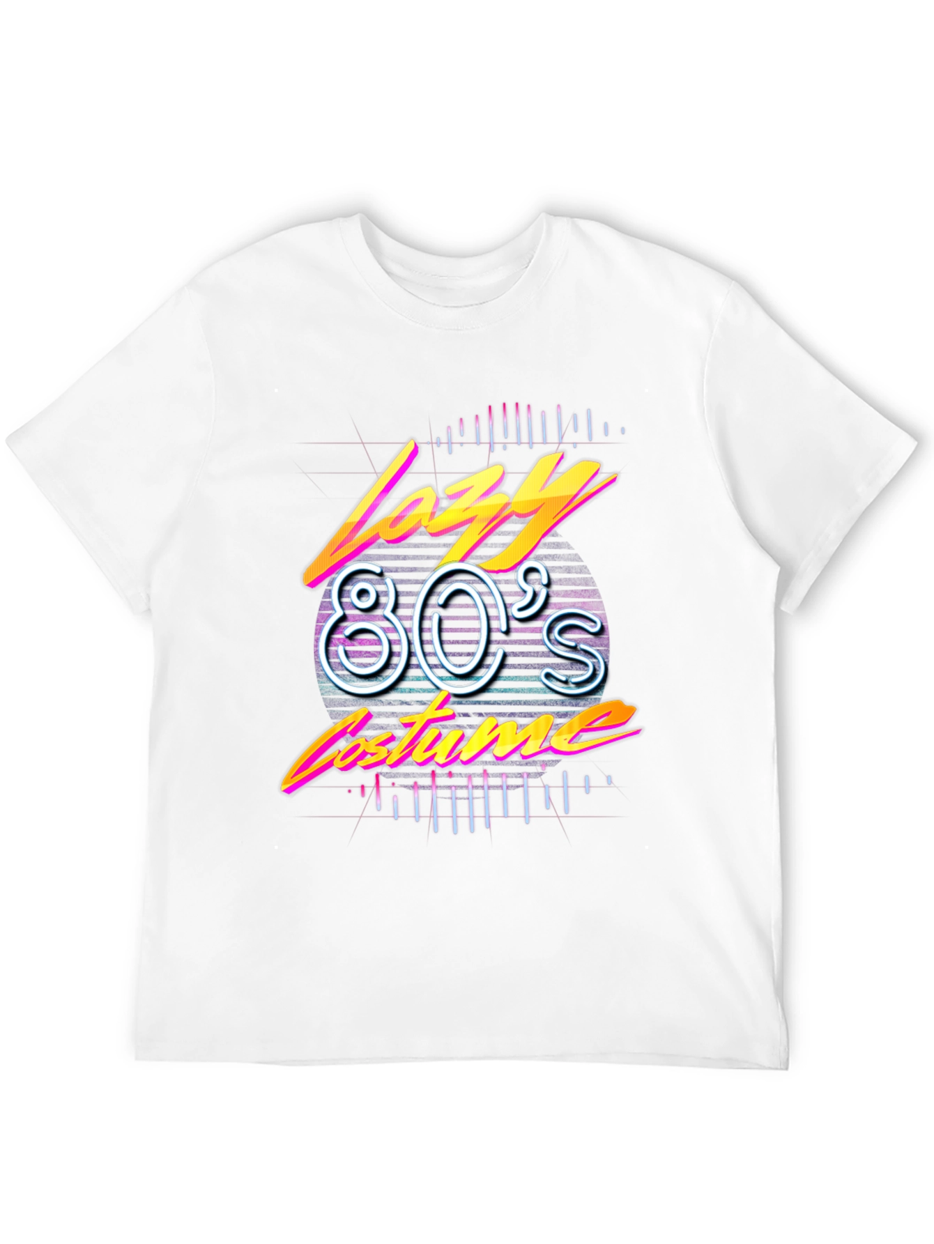 Lazy 80s Costume Graphic Tee