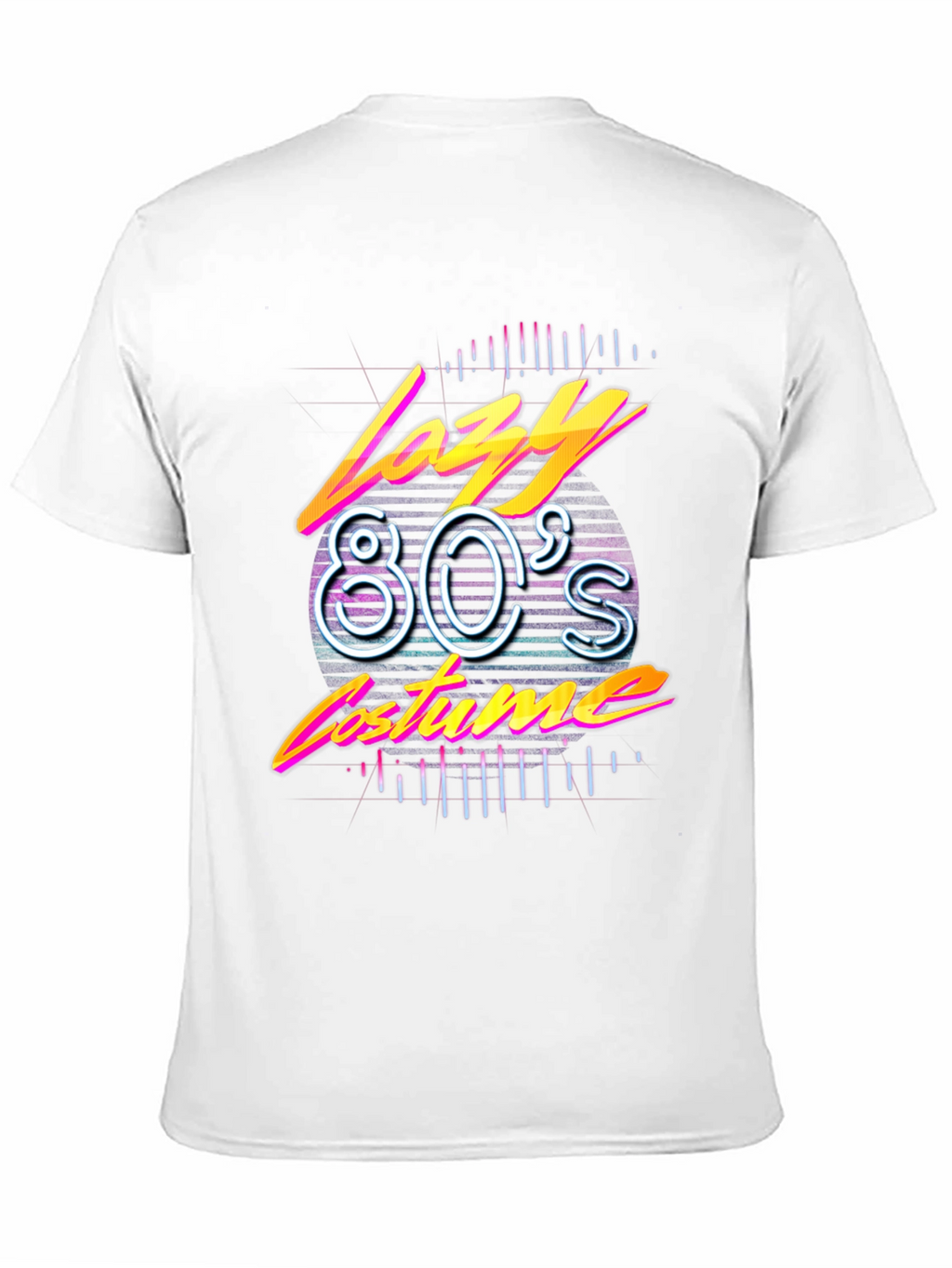 Lazy 80s Costume Graphic Tee