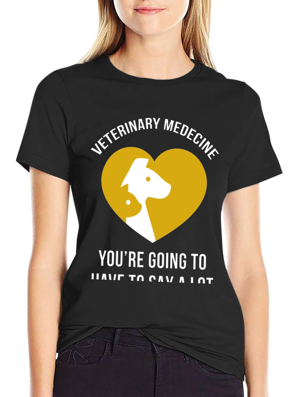 Veterinary Medicine Heart T-Shirt - Pet Vet Tee