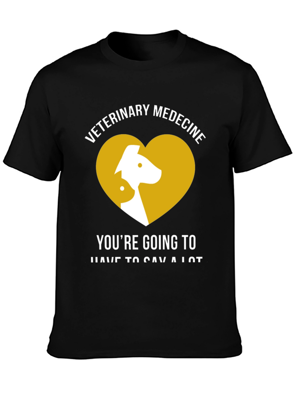 Veterinary Medicine Heart T-Shirt - Pet Vet Tee
