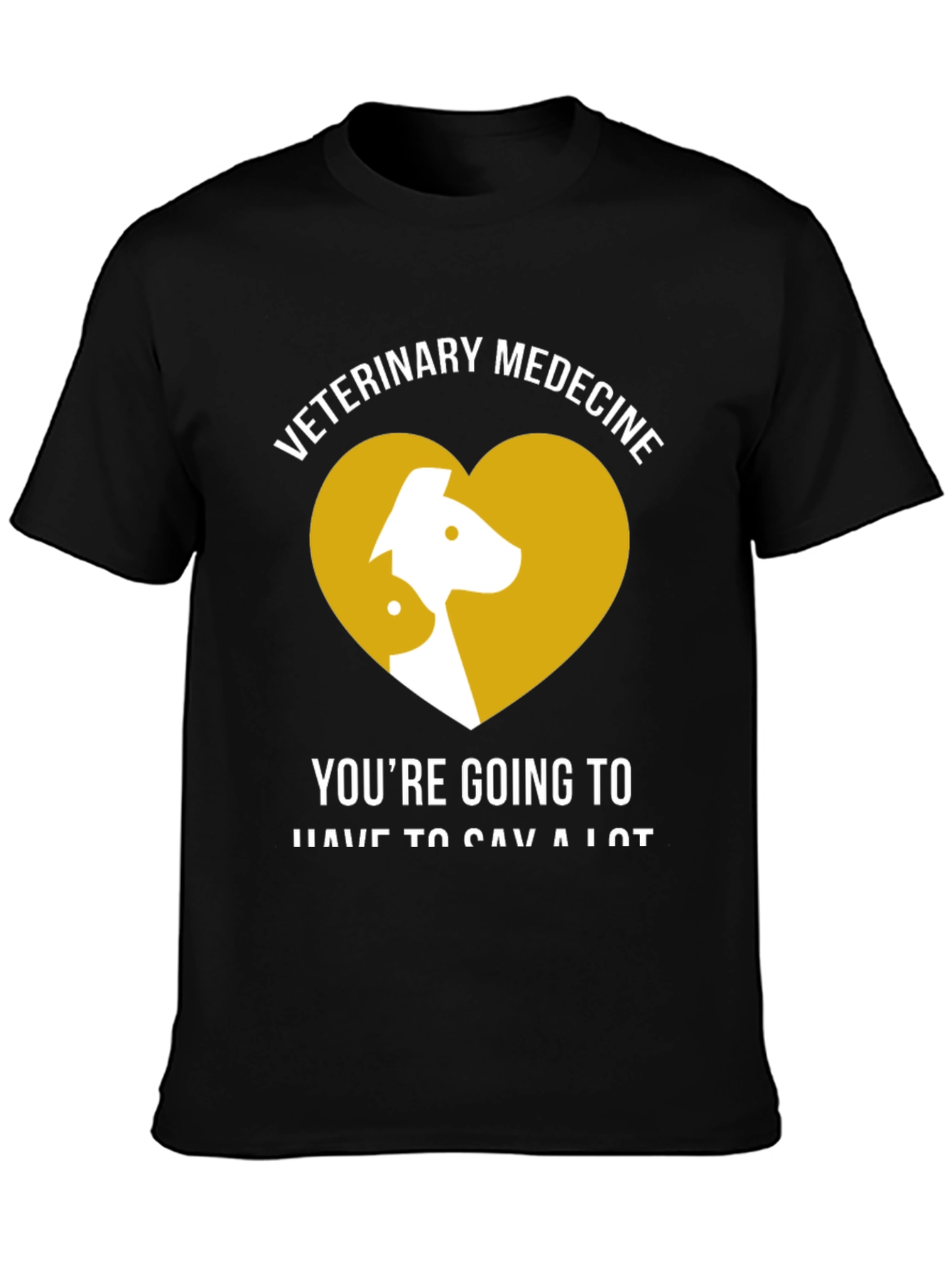 Veterinary Medicine Heart T-Shirt - Pet Vet Tee