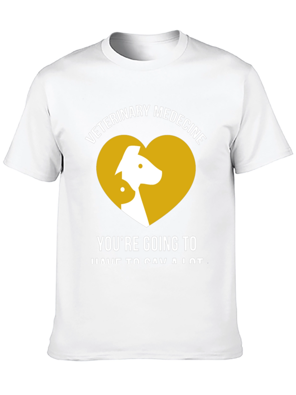 Veterinary Medicine Heart T-Shirt - Pet Vet Tee