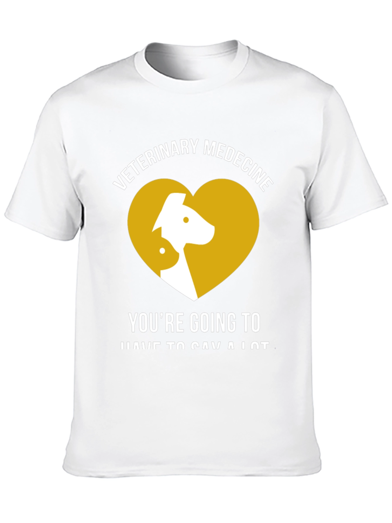 Veterinary Medicine Heart T-Shirt - Pet Vet Tee