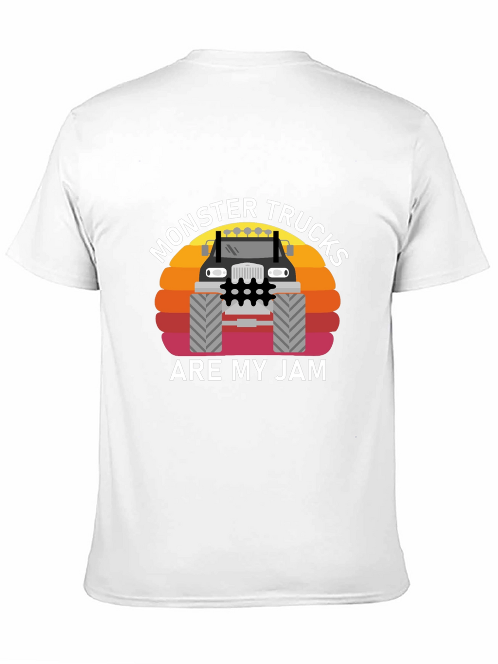 Monster Truck Jam Graphic Tee - Black Cotton T-Shirt