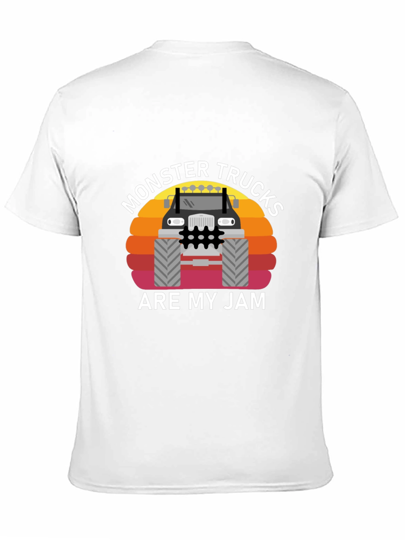 Monster Truck Jam Graphic Tee - Black Cotton T-Shirt