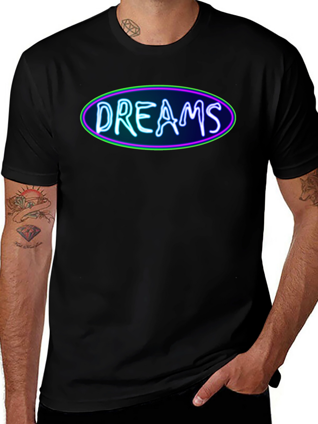 Dreams Neon T-Shirt - Retro Style