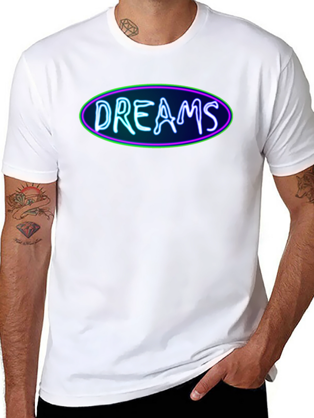 Dreams Neon T-Shirt - Retro Style