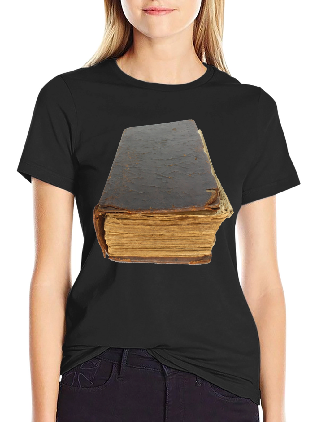 Antique Book T-Shirt - Literary Novelty Tee