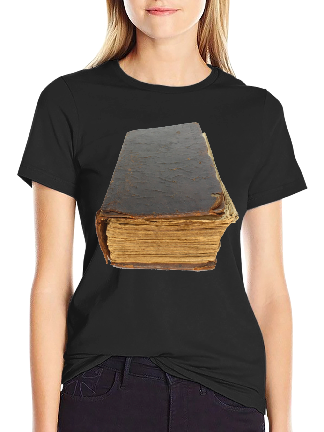 Antique Book T-Shirt - Literary Novelty Tee