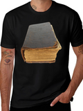 Antique Book T-Shirt - Literary Novelty Tee