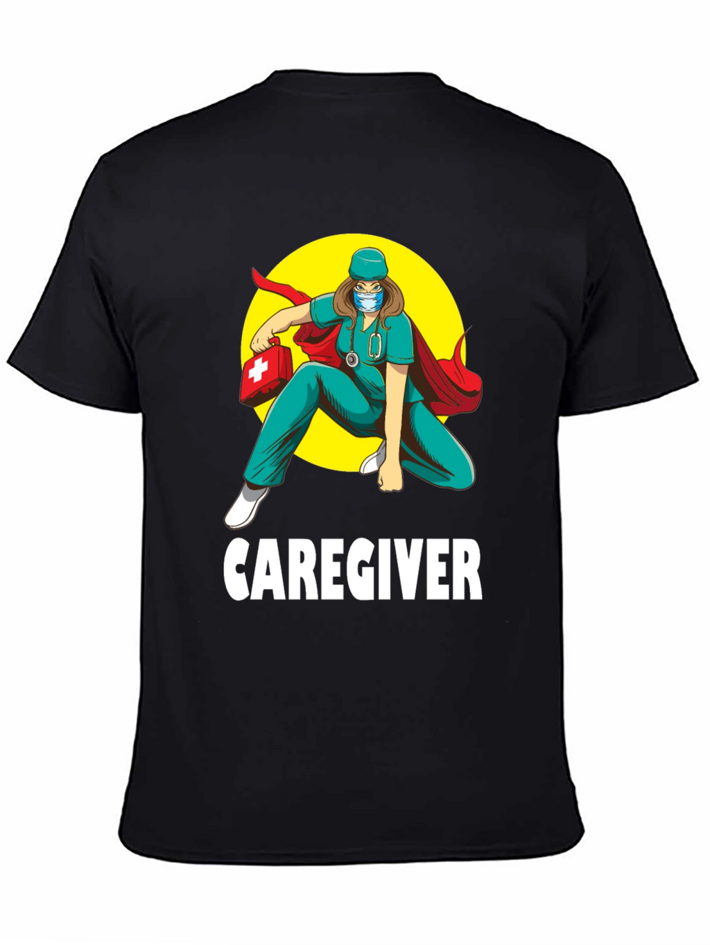 Caregiver Hero T-Shirt - Medical Superhero Tee