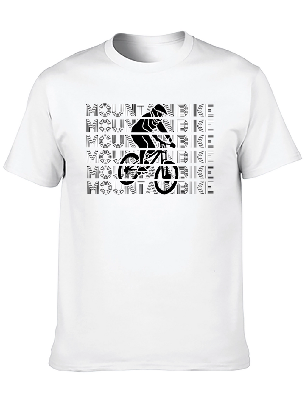 Mountain Bike Graphic Print T-Shirt