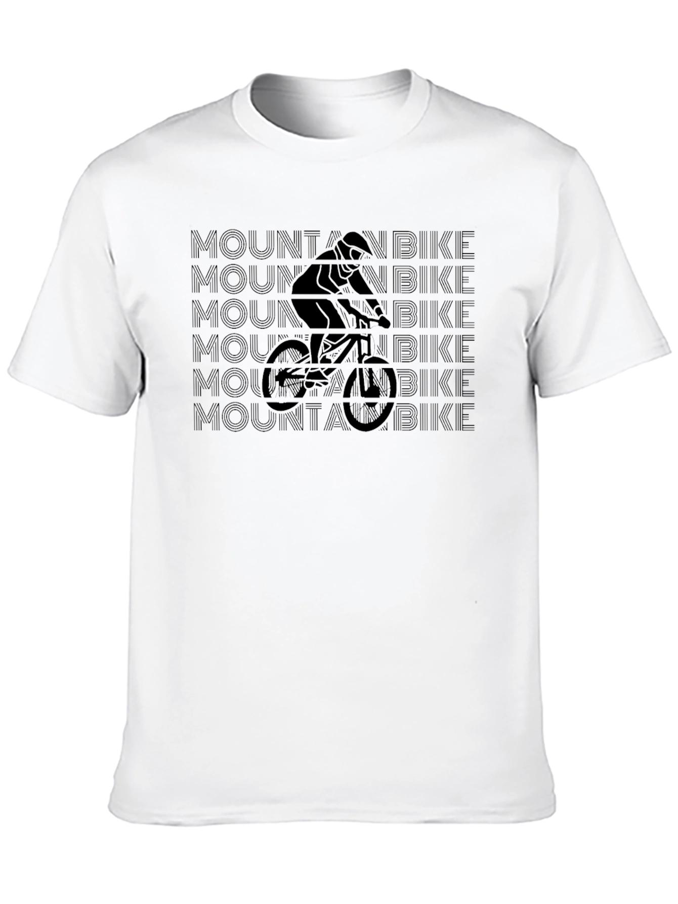 Mountain Bike Graphic Print T-Shirt