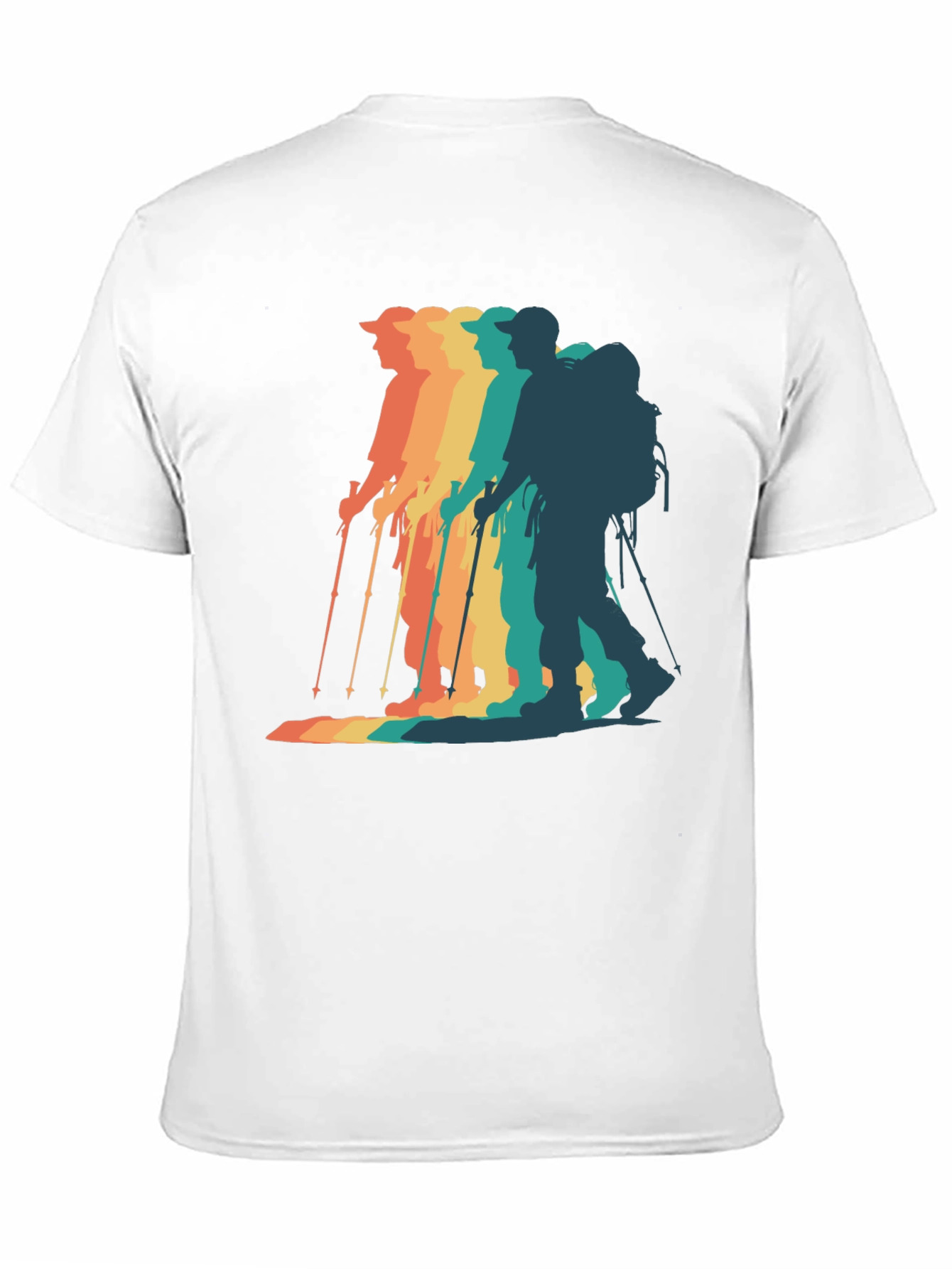 Retro Hiker Graphic Tee - Outdoor Adventure Shirt