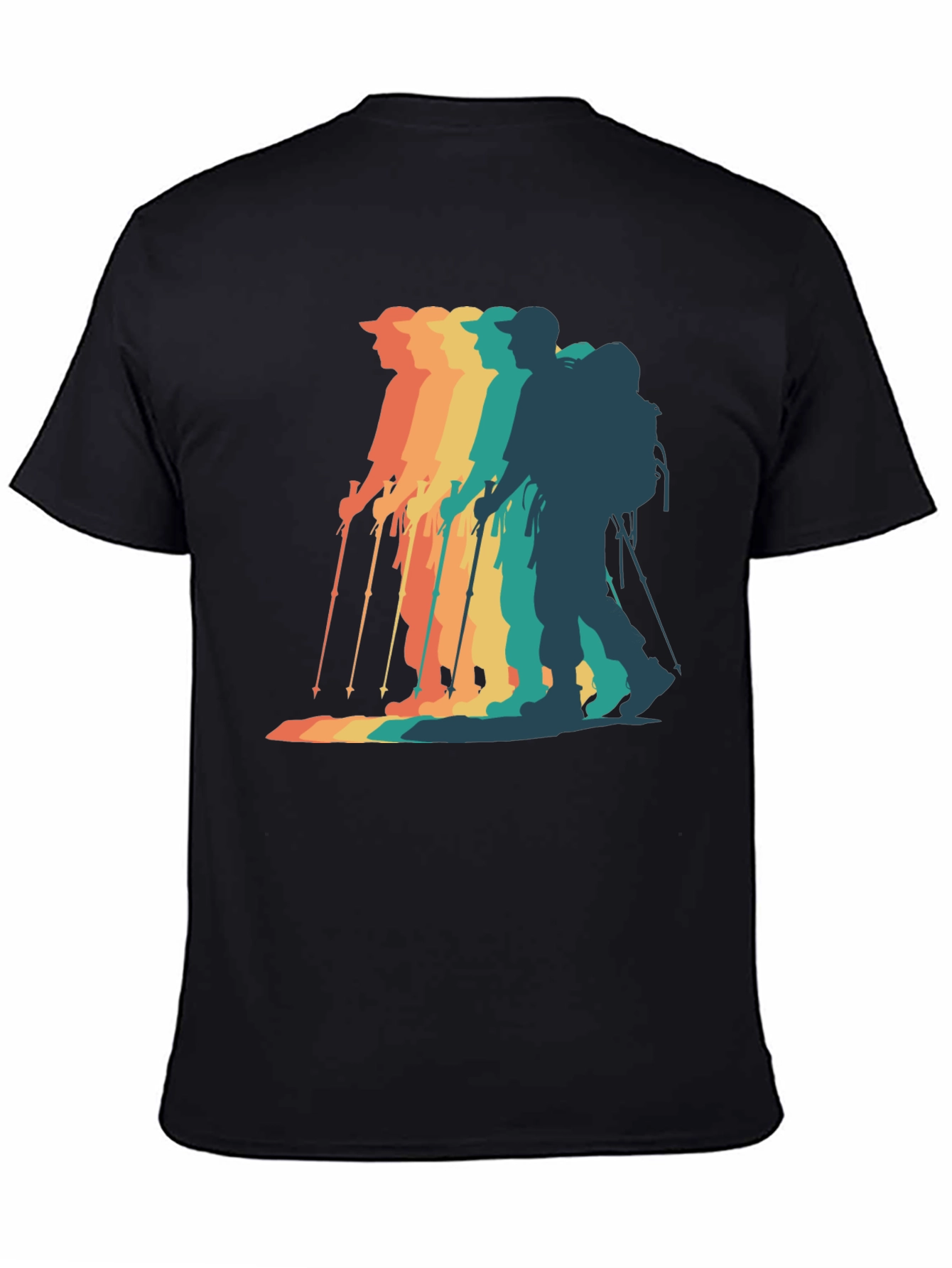 Retro Hiker Graphic Tee - Outdoor Adventure Shirt